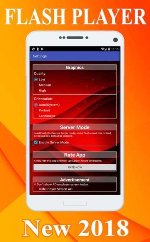 Flash Player for Android - FLV and SWF screenshot 3