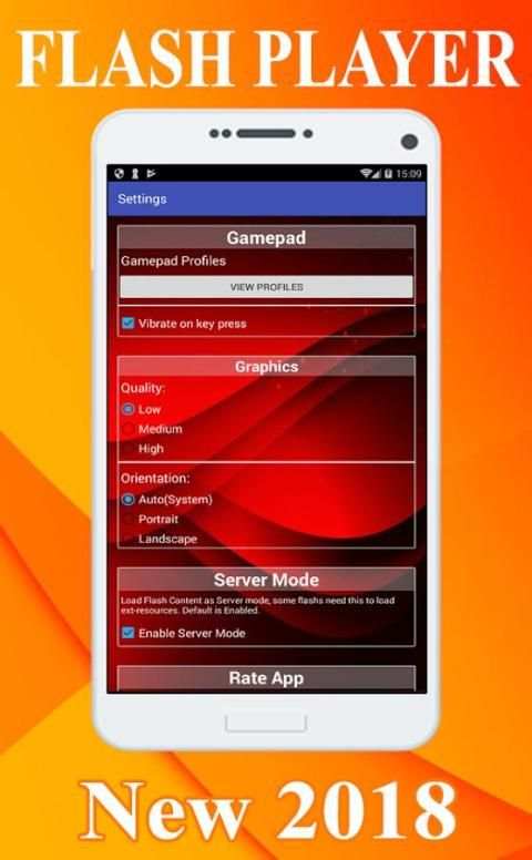 Flash Player for Android - FLV and SWF screenshot 2
