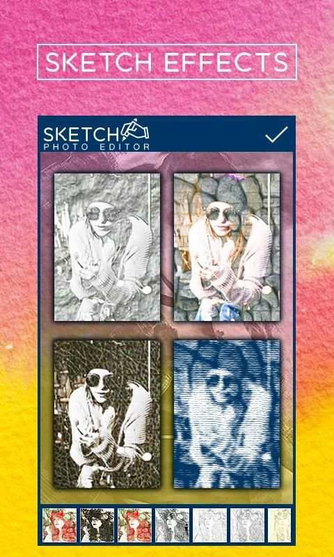 Pencil Sketch Photo Editor स्क्रीनशॉट 2