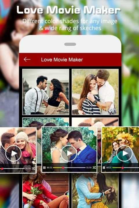 Love Video Maker स्क्रीनशॉट 2