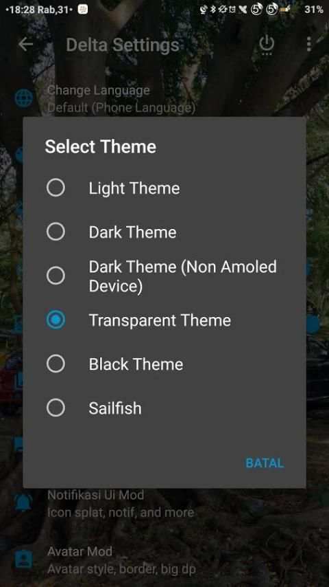 BBM TRANSPARAN THEME screenshot 3