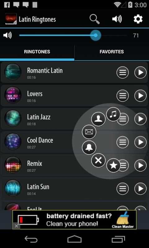 Latin Ringtones स्क्रीनशॉट 3
