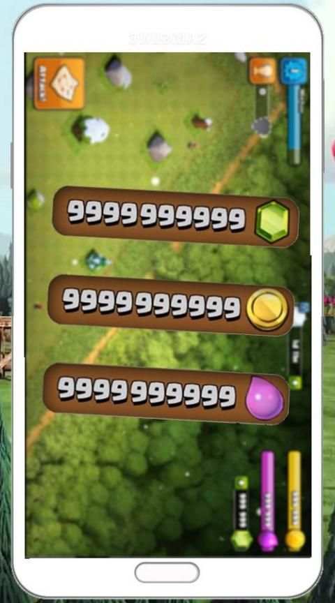 Unlimited Gems COC Simulated screenshot 3
