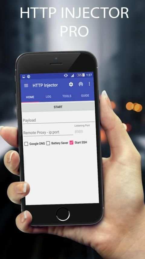 SSH HTTP Injector + screenshot 1