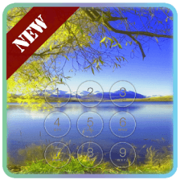 Lock Screen for Natural Background أيقونة