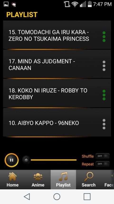 Anime Music screenshot 10