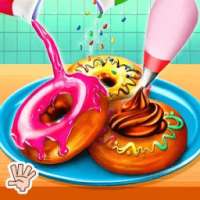 Sweet Donut Shop - Kids Cooking Games logo