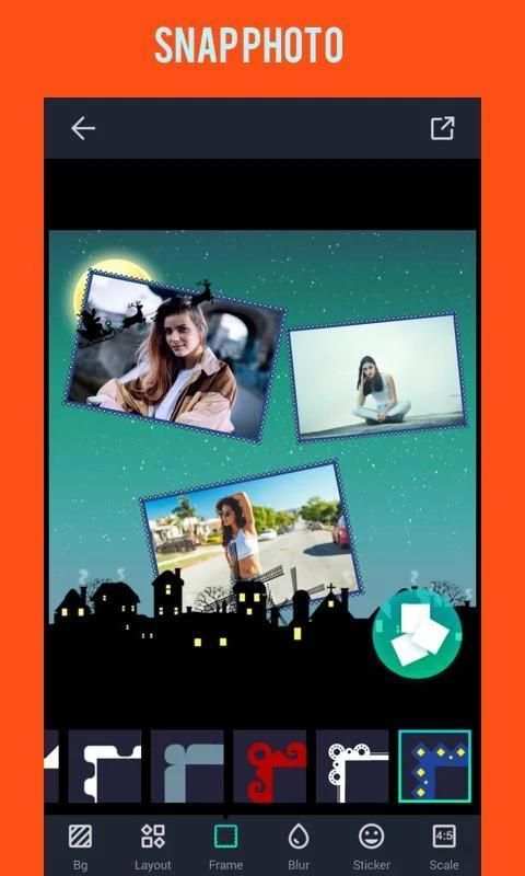 Snap Pic Collage Photo Editor स्क्रीनशॉट 2
