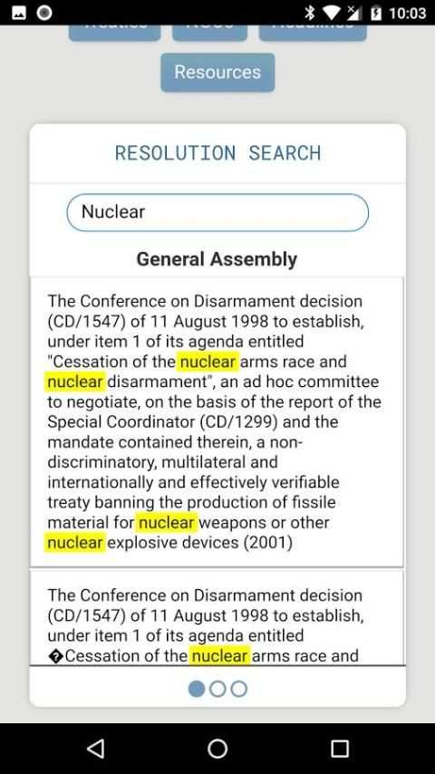 DelegatePal - Model UN Research Tool скриншот 3