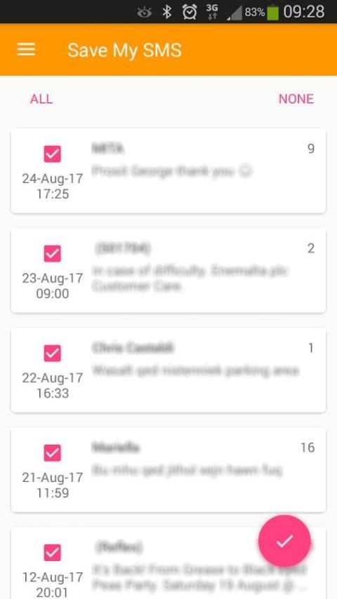 Save My SMS screenshot 1
