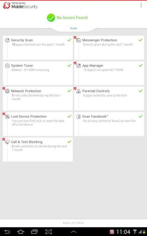 Mobile Security & Antivirus 9 تصوير الشاشة