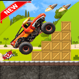 Super Crazy MonsterCar Adventures Game иконка