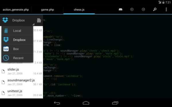 DroidEdit (free code editor) screenshot 7