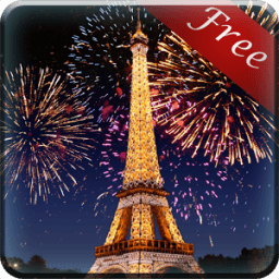 Eiffel Tower Fireworks LWP иконка
