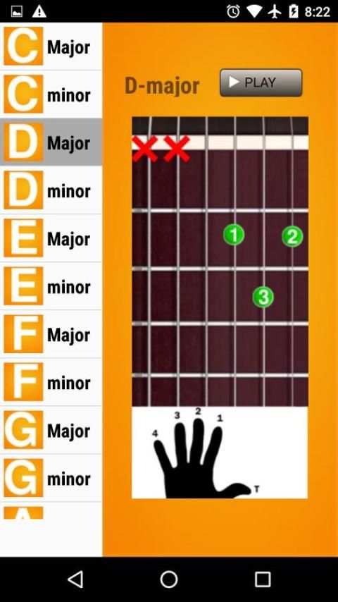 EASY Guitar Chords Chart Basic स्क्रीनशॉट 3