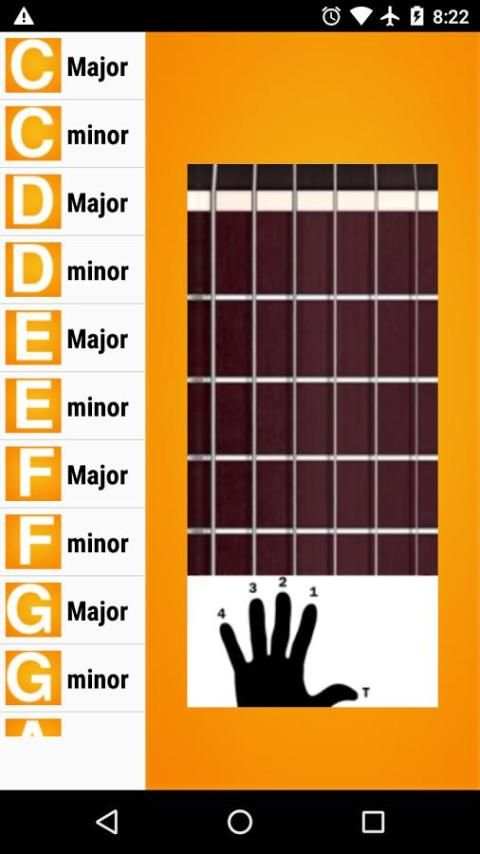 EASY Guitar Chords Chart Basic स्क्रीनशॉट 4