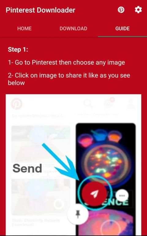 Flash Pinterest Downloader Free with Good Design screenshot 1