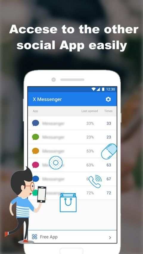 X Messenger screenshot 2