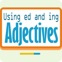 Using ed and ing adjectives आइकन