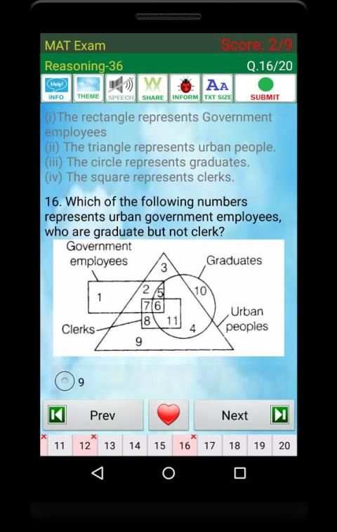 MAT Exam स्क्रीनशॉट 4
