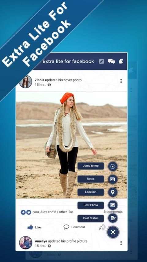 Extra Lite For Facebook screenshot 3