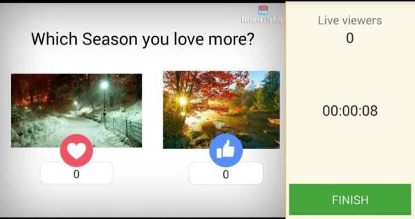 Facebook Live Polls screenshot 2