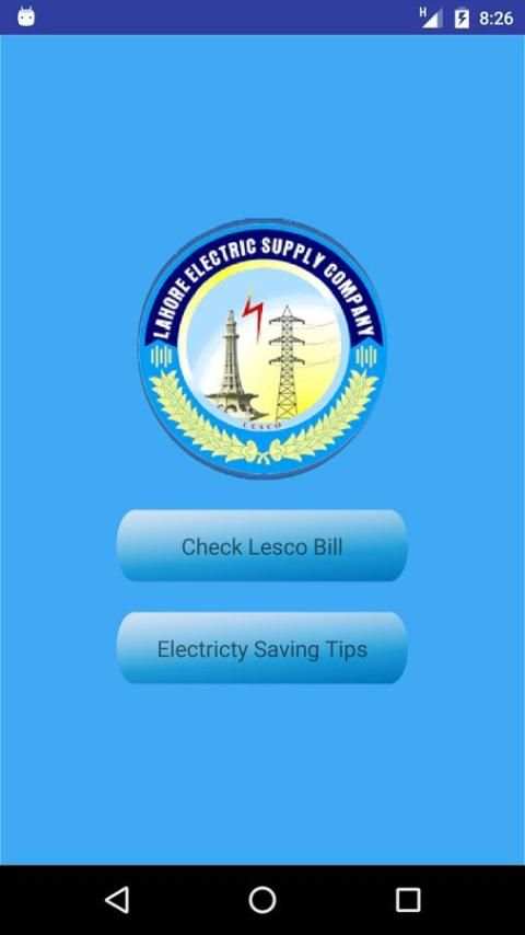 LESCO Bill for Lahore Region 3 تصوير الشاشة