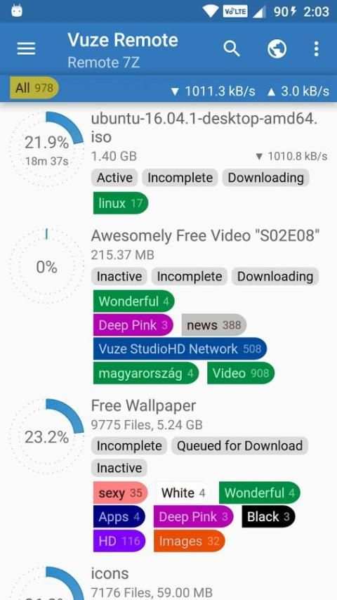 Vuze Remote screenshot 21