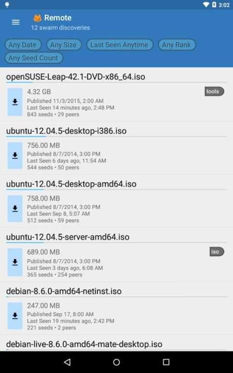 Vuze Remote screenshot 5