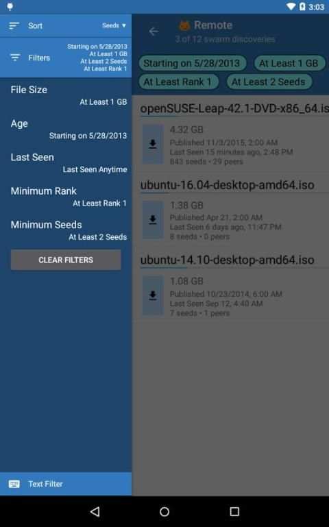 Vuze Remote screenshot 4