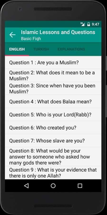 Islamic Lessons and Questions скриншот 5