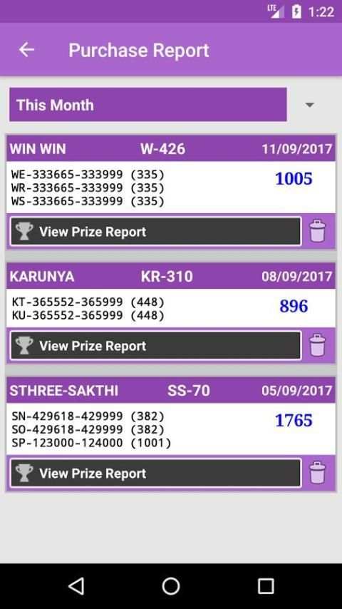 Kerala Lottoapp Lottery Result (Agent app) स्क्रीनशॉट 5