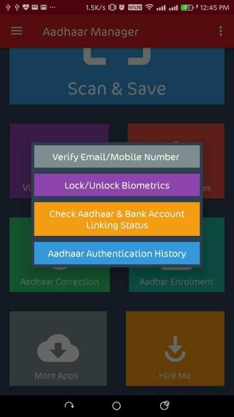 Aadhaar Manager screenshot 1