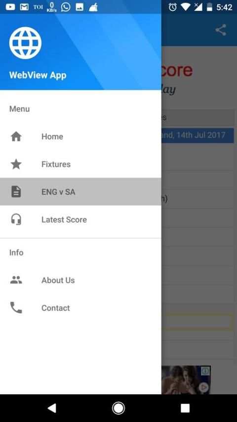 Smartcric Ind v Aus, Pak v Sl, Ban v RSA Crictime скриншот 2