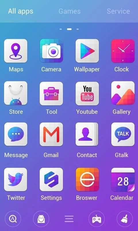 Mosaic GO Launcher Theme скриншот 3