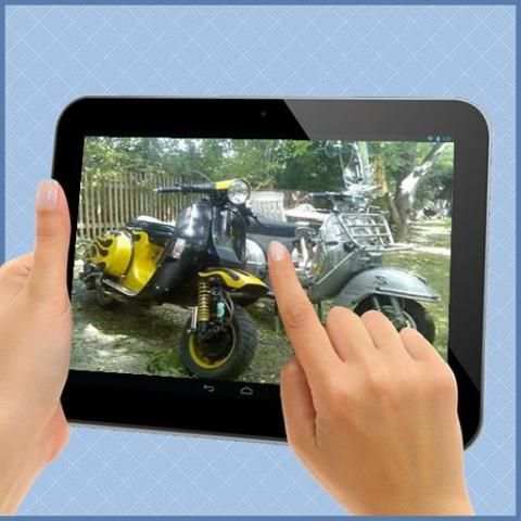 Modifikasi Scooter Kreatif Stock Foto screenshot 5