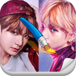 ikon BTS Colored Pencil Drawing Kpop HD