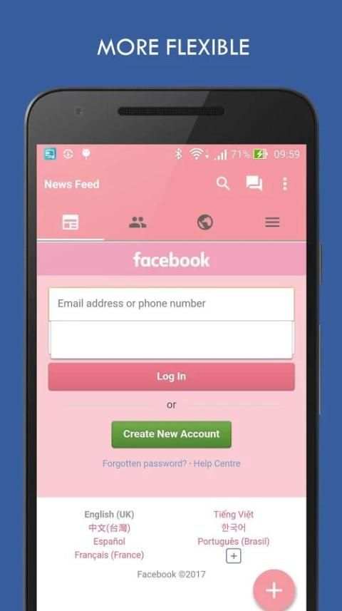 HD Messenger for Facebook screenshot 1