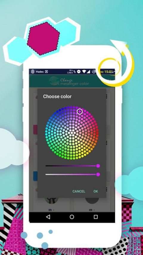 Mau - Change Messenger Emoji & Color for Facebook screenshot 1