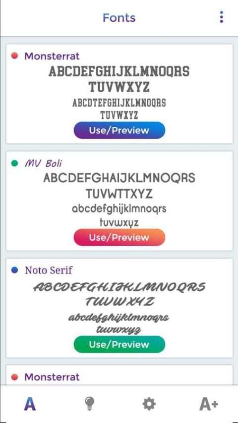 Bold Fonts Style скриншот 5