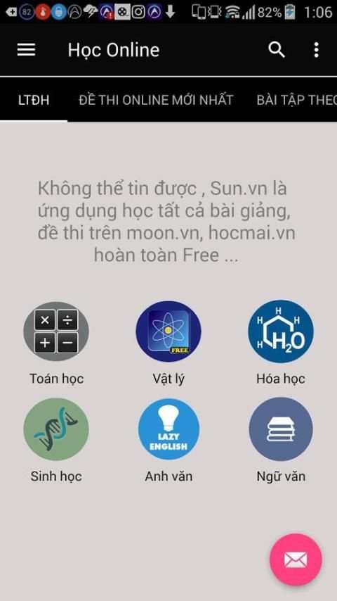Học Online ( Sun.vn ) скриншот 8