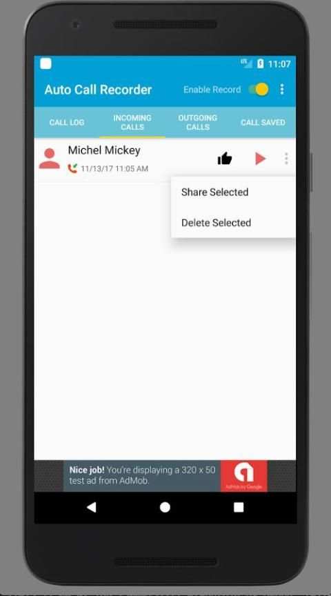 Auto Call Recorder 2017 screenshot 4