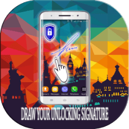Lock Screen With Signature أيقونة