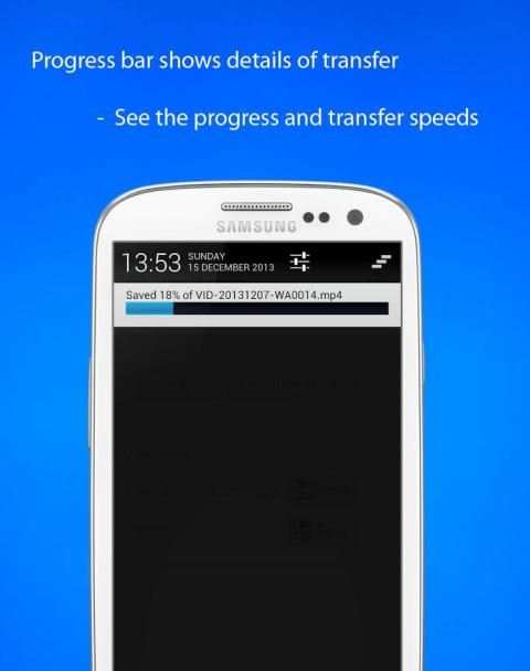 WiFi File Transfer - IPMsg screenshot 1