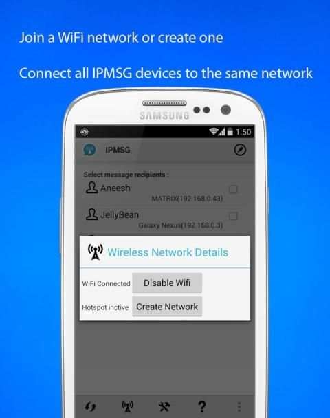 WiFi File Transfer - IPMsg screenshot 6