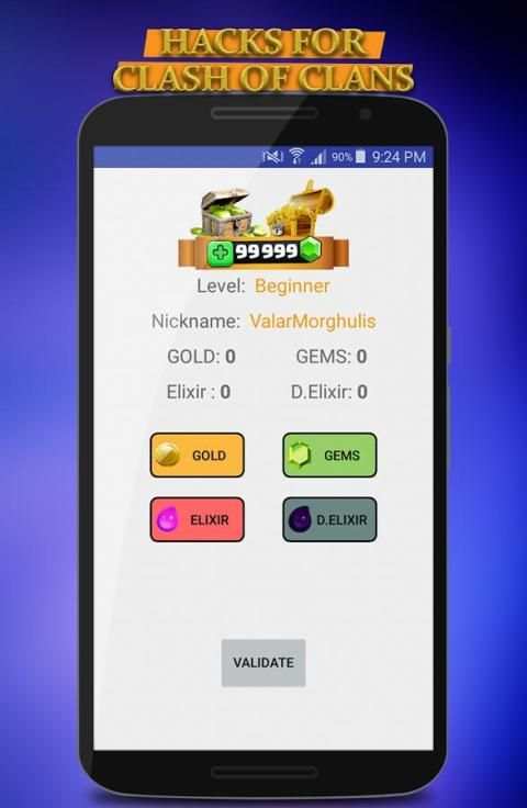 Cheat in Clash Of Clans Simulator ** 3 تصوير الشاشة