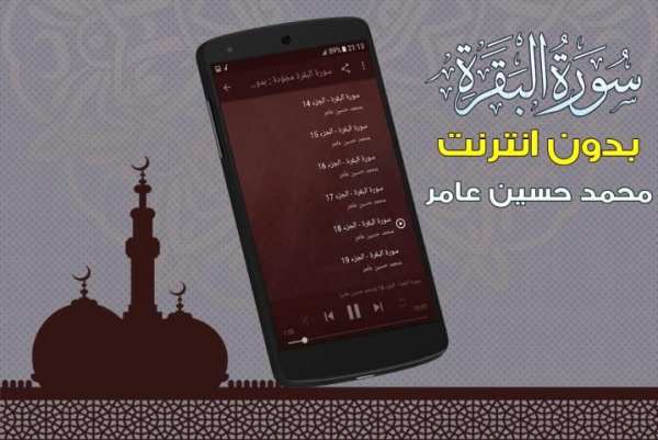 سورة البقرة محمد حسين عامر بدون نت screenshot 3