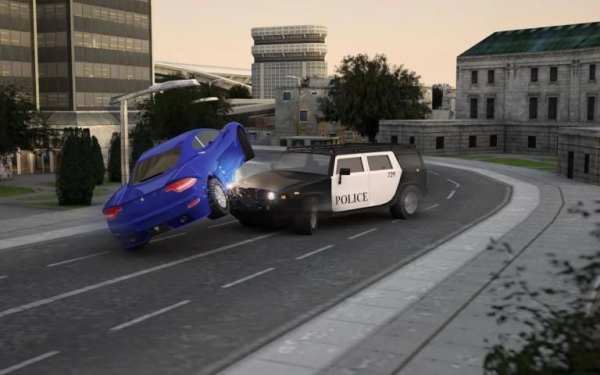 Police Car Driver Sniper Chase City Missions screenshot 2