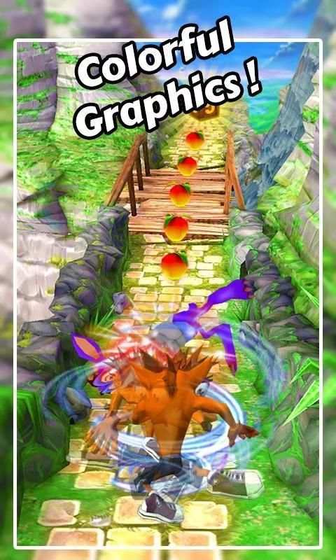Temple Bandicoot: Crash Run 3 تصوير الشاشة