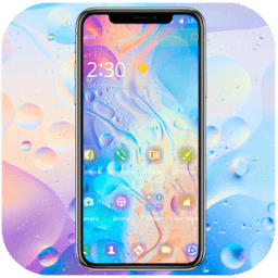 Colorful cool wallpaper theme أيقونة